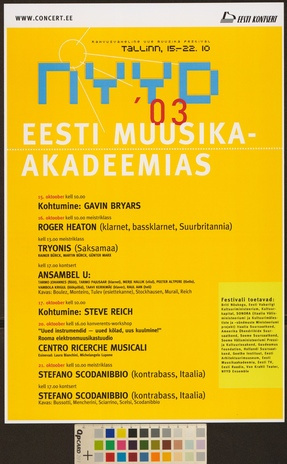 NYYD '03 : Eesti Muusikaakadeemias
