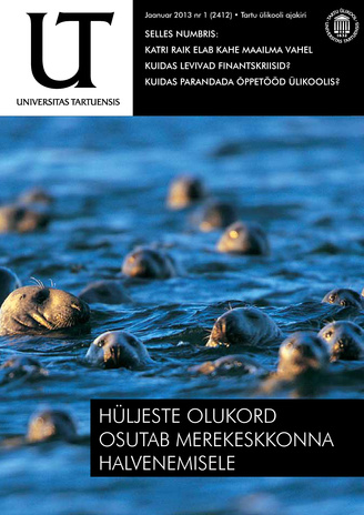 Universitas Tartuensis : UT : Tartu Ülikooli ajakiri ; 1 2013-01