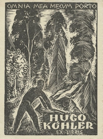 Hugo Köhler ex libris 