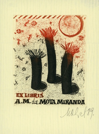 Ex libris A. M. da Mota Miranda 