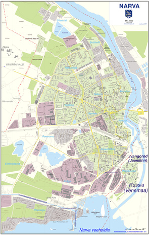 Narva : [linnaplaan] 
