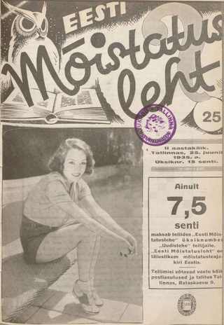 Eesti Mõistatusleht ; 25 1935-06-25