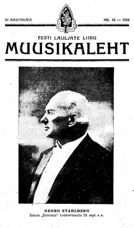 Muusikaleht ; 18 1926