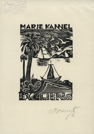 Marje Kannel ex libris 
