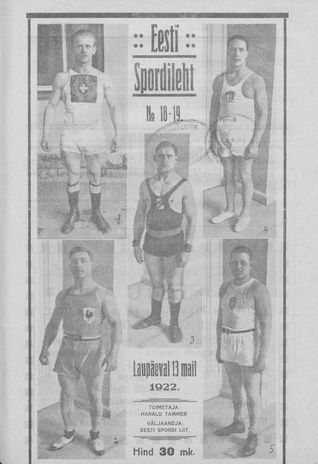 Eesti Spordileht ; 18-19 1922-05-13