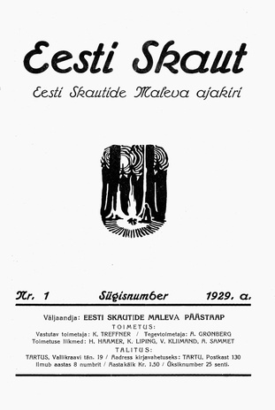 Eesti Skaut ; 1 1929 sügis