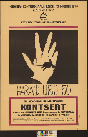 Harald Uibo 50
