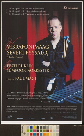 Vibrafonimaag Severi Pyysalo, Eesti Riiklik Sümfooniaorkester