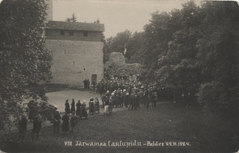 VIII Järwamaa laulupidu Paides 29.VI.1924
