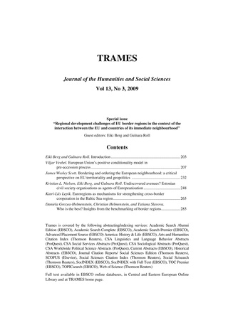 Trames ; 3 Vol 13 (63/58) 2009