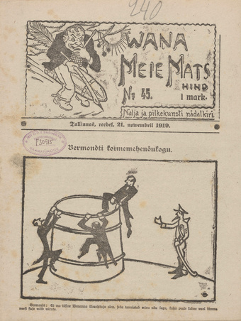 Vana Meie Mats : nalja- ja pilkekunsti nädalkiri ; 45 1919-11-21