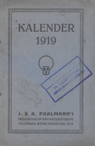 Kalender 1919 ; 1918