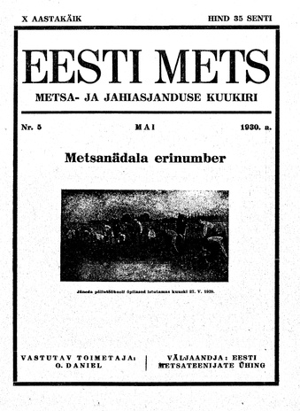 Eesti Mets ; 5 1930