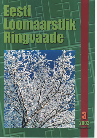 Eesti Loomaarstlik Ringvaade ; 3