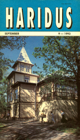 Haridus ; 9 1993-09