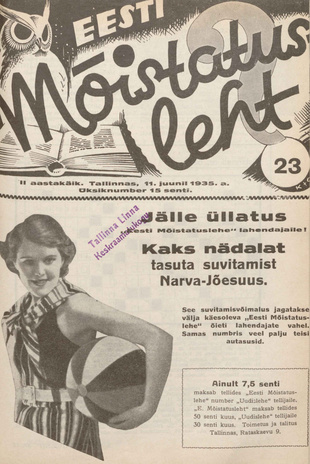 Eesti Mõistatusleht ; 23 1935-06-11