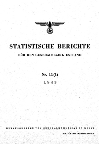 Eesti Statistika : kuukiri ; 11 1943-01