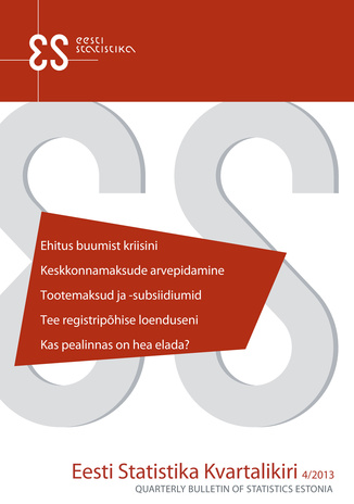 Eesti Statistika Kvartalikiri ; 4 2013