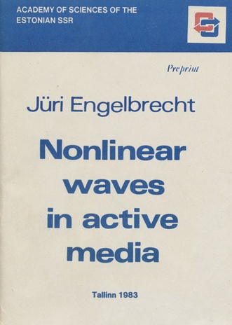 Nonlinear waves in active media 