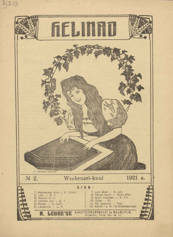 Helinad : noorte ajakiri ; 2 1921-02