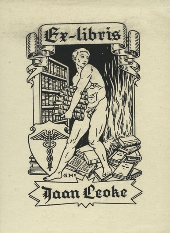 Ex-libris Jaan Leoke 