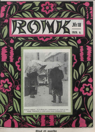 Ronk : perekonna ajakiri ; 18 (137) 1926-05-08
