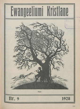 Evangeeliumi Kristlane : Tallinna Immaanueli Evangeeliumi Kristlaste vabausuühingu häälekandja ; 9 1928