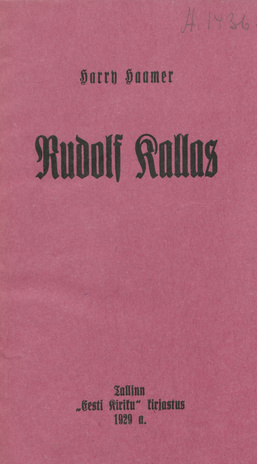 Rudolf Kallas 