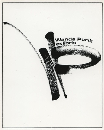 Wanda Purik ex libris 