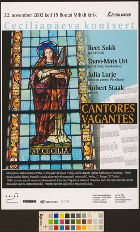 Cantores Vagantes : Ceciliapäeva kontsert 