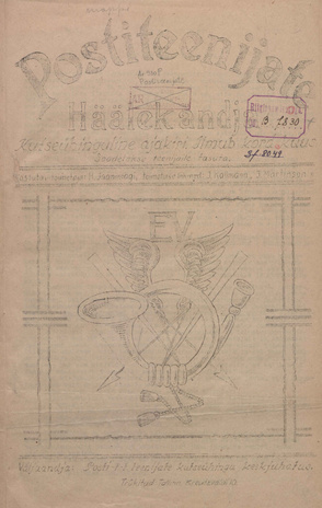 Postiteenijate Häälekandja : kutseühinguline ajakiri ; 1 1930-12