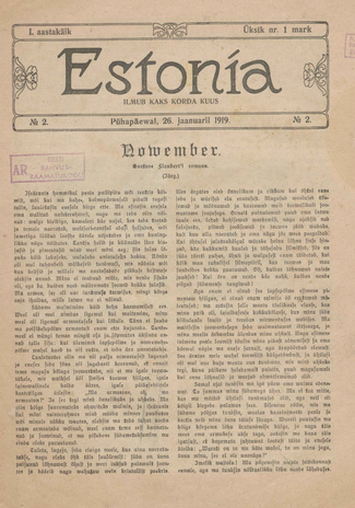 Estonia ; 2 1919-01-26