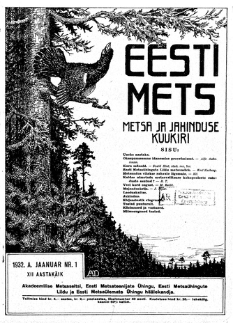 Eesti Mets ; 1 1932