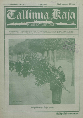 Tallinna Kaja : piltidega nädalakiri ; 18 1915-05-09