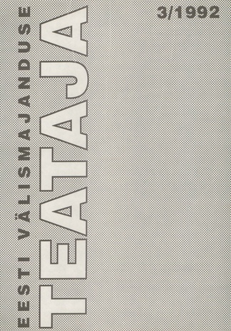 Eesti Välismajanduse Teataja ; 3 1992