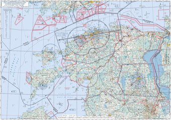 Eesti aeronavigatsiooniline kaart 2015 
