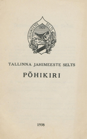 Tallinna Jahimeeste Seltsi põhikiri