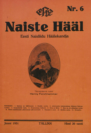 Naiste Hääl ; 6 1931-06