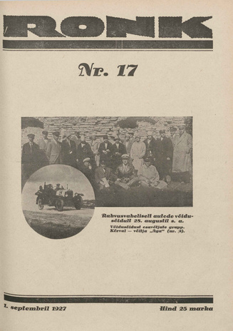 Ronk : perekonna ajakiri ; 17 (173) 1927-09-01