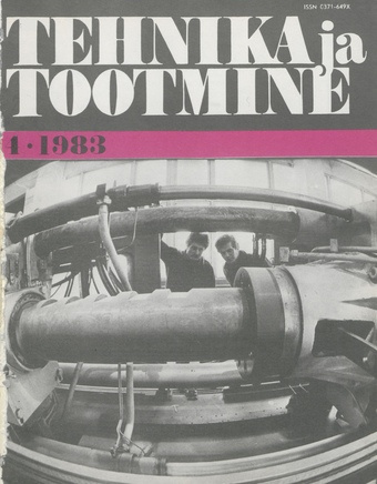 Tehnika ja Tootmine ; 4 1983-04