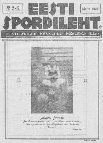 Eesti Spordileht ; 5/6 1924-03