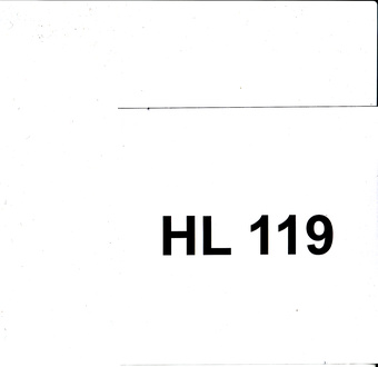 HL 119 : Eesti Muusikafondi heliarhiiv