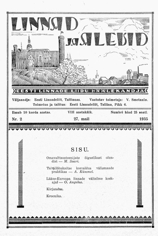 Linnad ja Alevid ; 2 1935-05-27