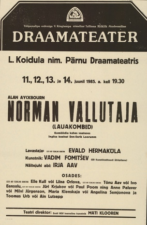 Eesti Draamateatri kuulutused