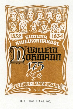 Willem Normann 175 : ex libris in memoriam 