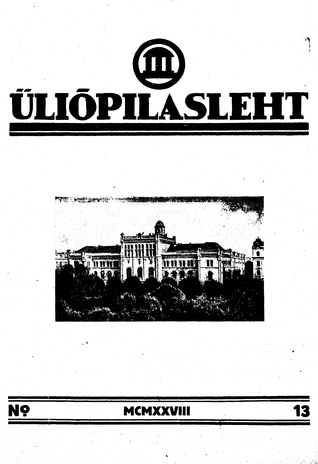 Üliõpilasleht ; 13 1928