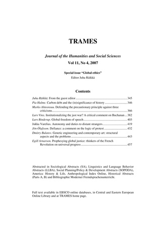 Trames ; 4 Vol 11 (61/56) 2007