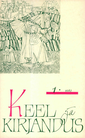 Keel ja Kirjandus ; 1 1982-01