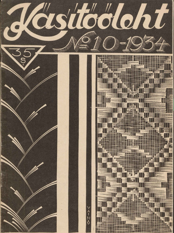Käsitööleht : naiste käsitöö ja kodukaunistamise ajakiri ; 10 1934-10-01