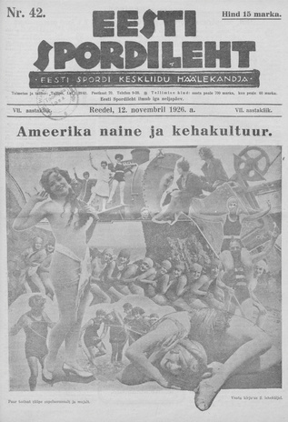 Eesti Spordileht ; 42 1926-11-12